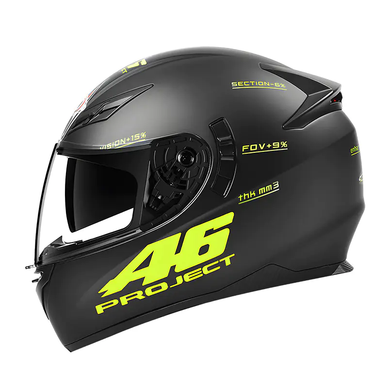 Helm Sepeda Motor Lampu Belakang Keselamatan LED K3 Helm Full Face Bersertifikat DOT