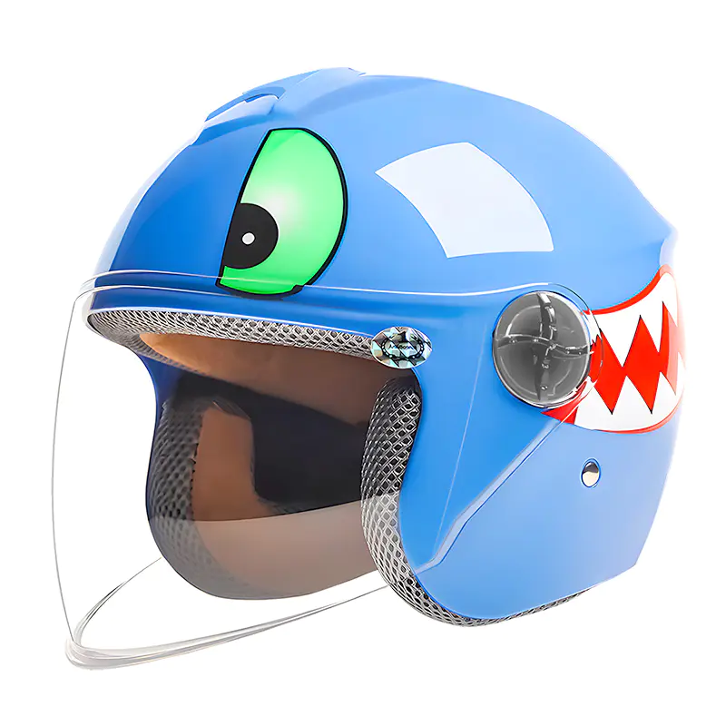 Helm Sepeda Motor Wajah Terbuka Bermotif Kartun Anak 701 Helm Motocross ABS