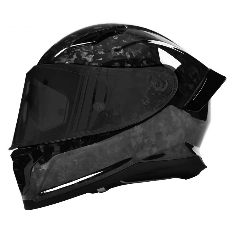Helm Sepeda Motor Serat Karbon MT30 Helm Full Face Casco Moto DOT