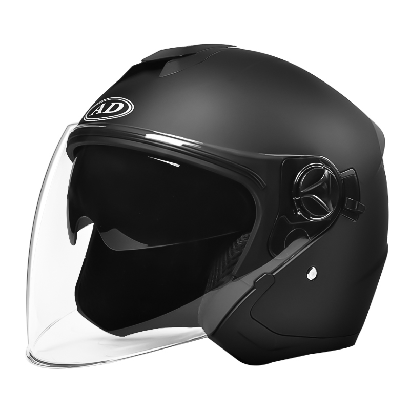 Helm Sepeda Motor Open Face 668 Helm Motocross Visor Ganda
